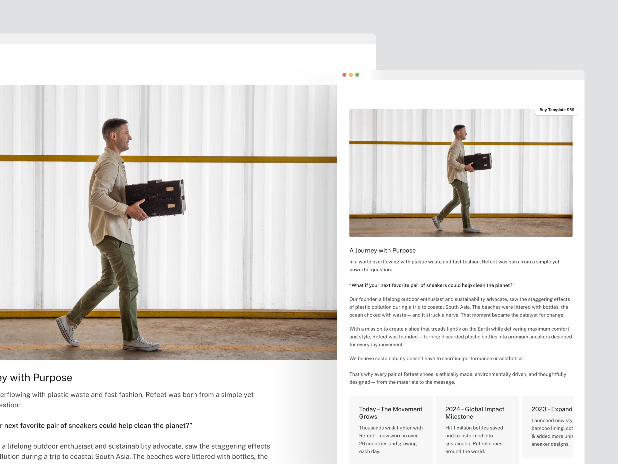 Refeet · E-commerce Website Template