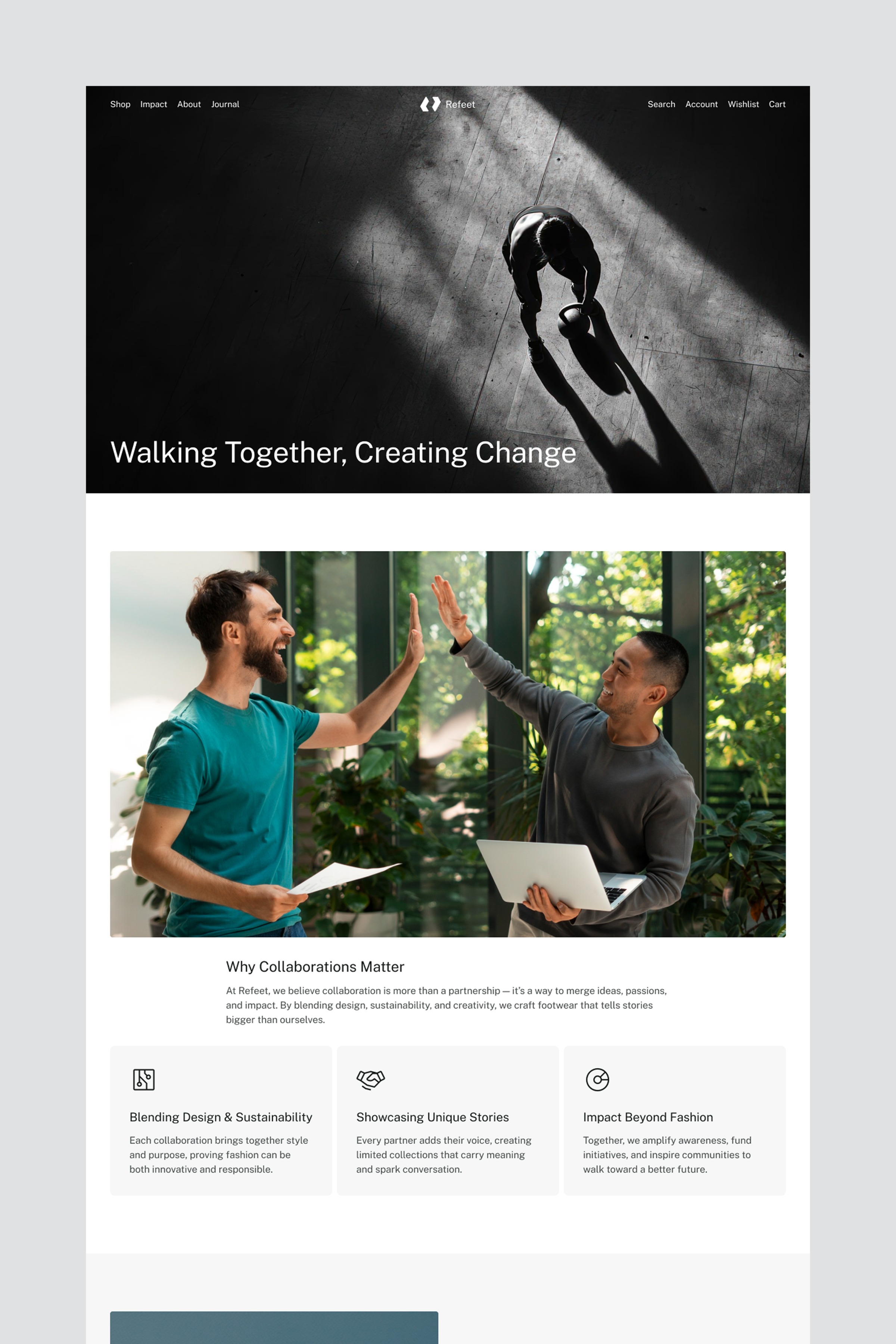 Refeet E-commerce Website Template Image 0