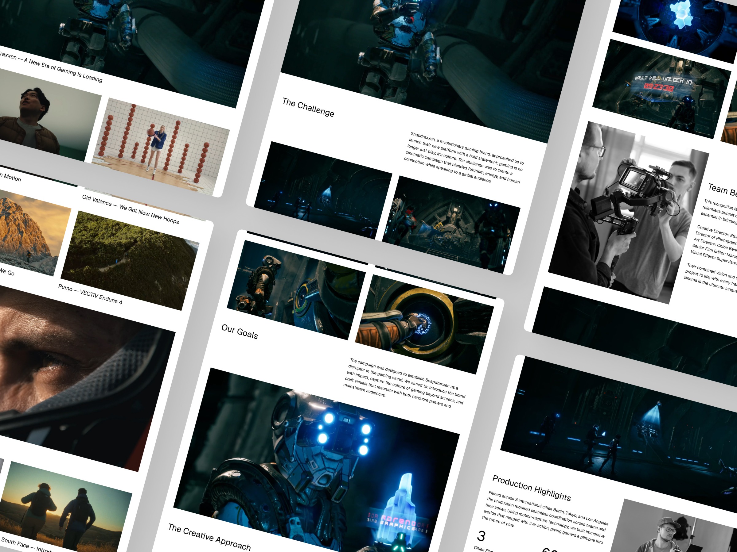 VYZN Video Production Agency Template