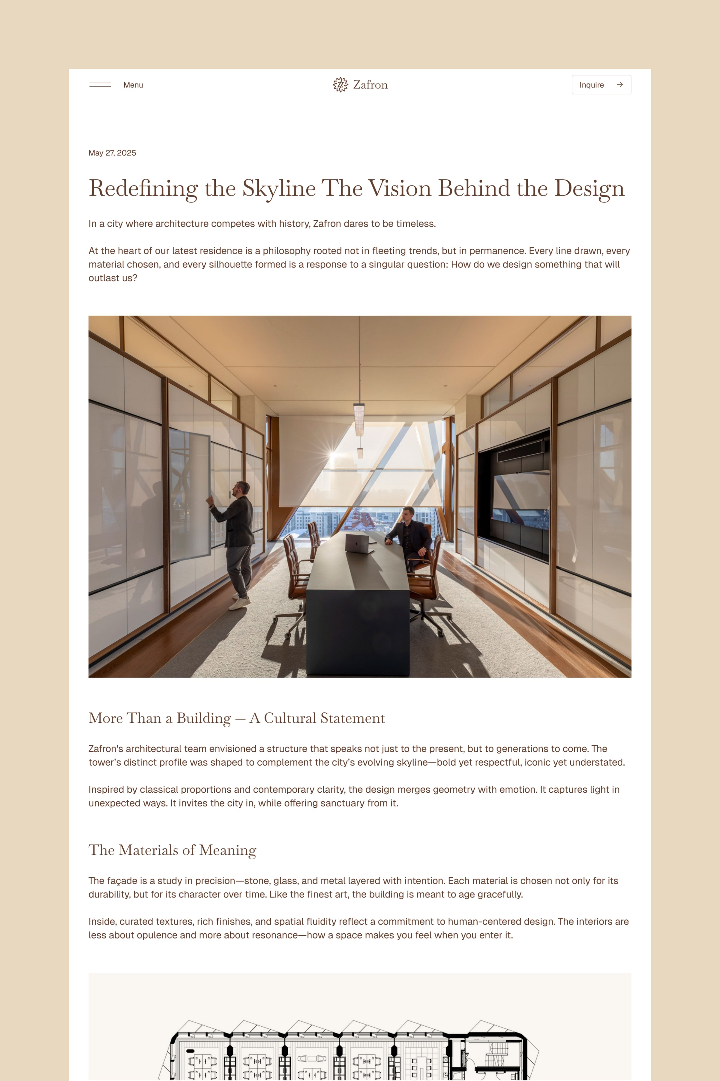 Zafron Luxury RealEstate Website Template Image 0