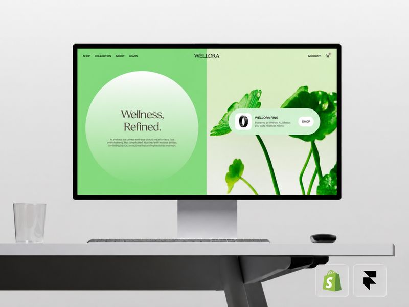Wellora: Responsive Ecommerce Website Template by FTC Studio
