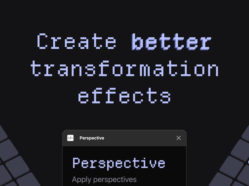 Perspective controls for Figma