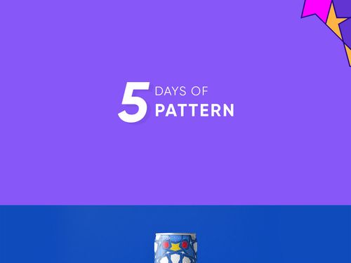 5 days of pattern on Behance