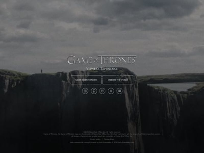 Game Of Thrones — Viewer Guide Experience