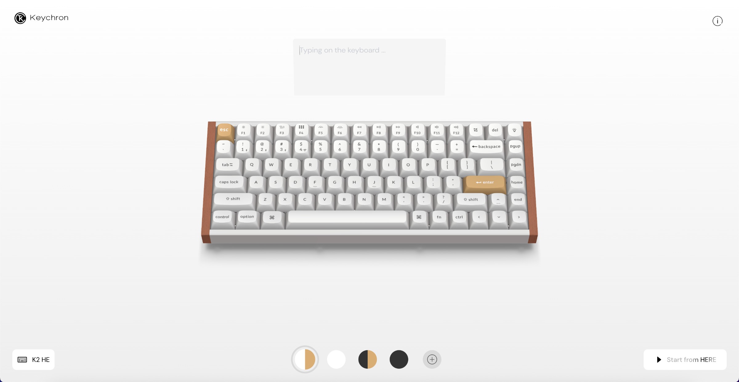 Keychron Mechanical Keyboard 3D Website Image 0