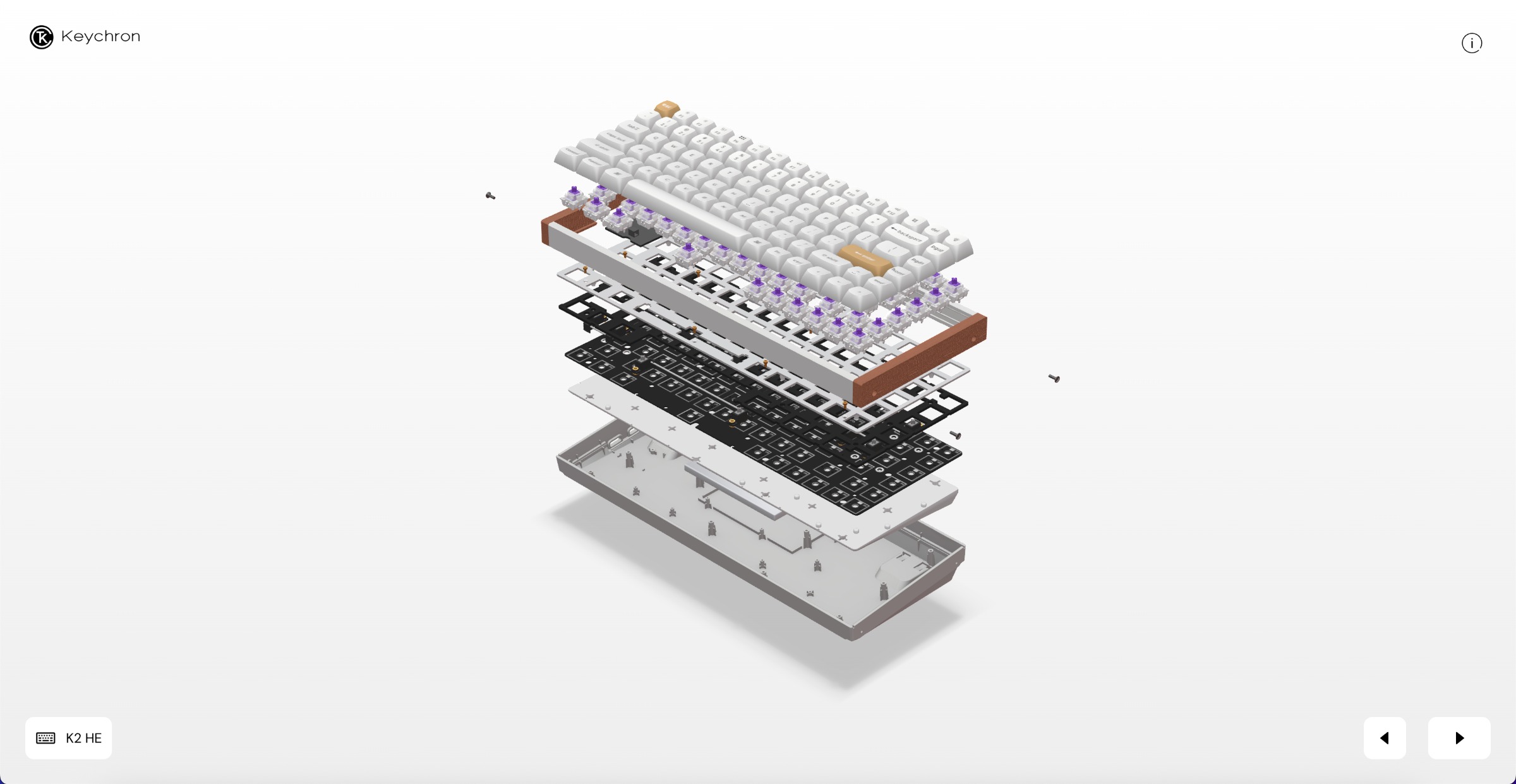 Keychron Mechanical Keyboard 3D Website Image 2