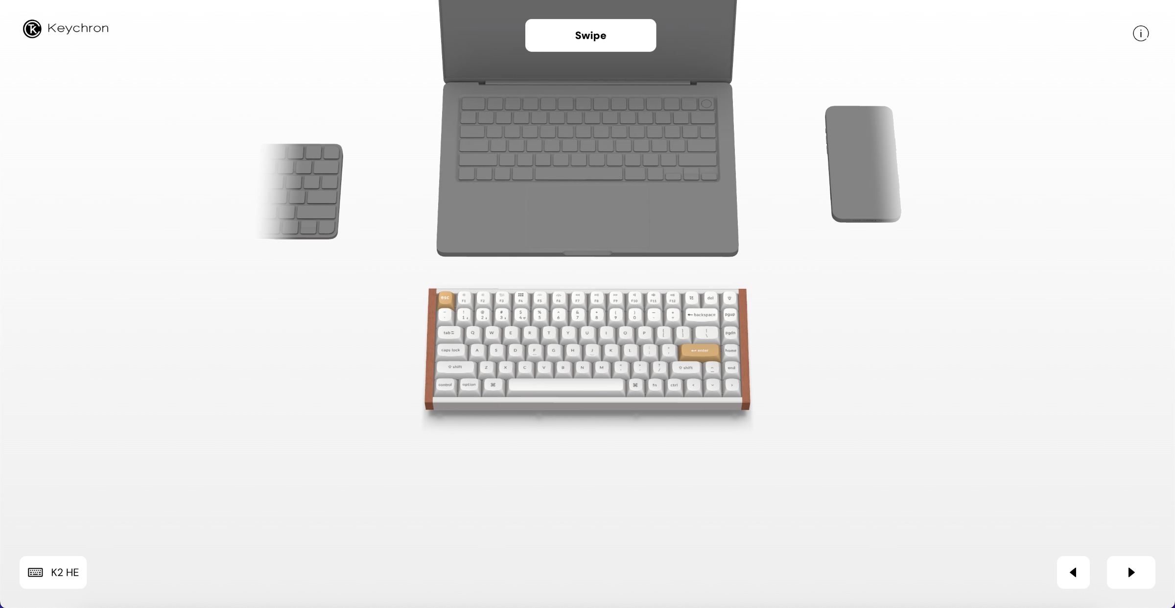 Keychron Mechanical Keyboard 3D Website Image 3