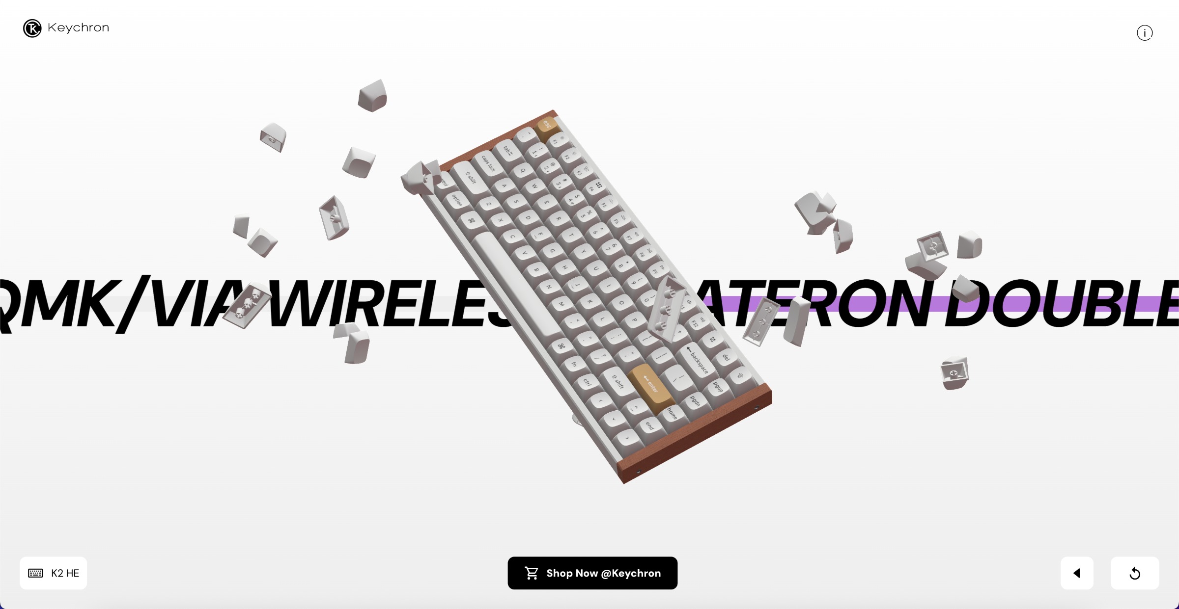 Keychron Mechanical Keyboard 3D Website Image 5
