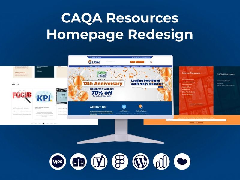 CAQA Resources Homepage Redesign