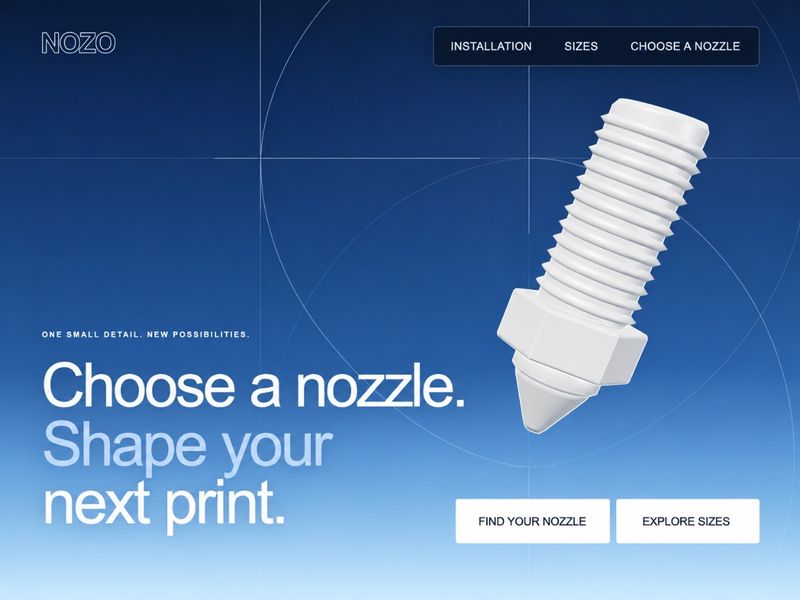 NOZO - Nozzles for your next print
