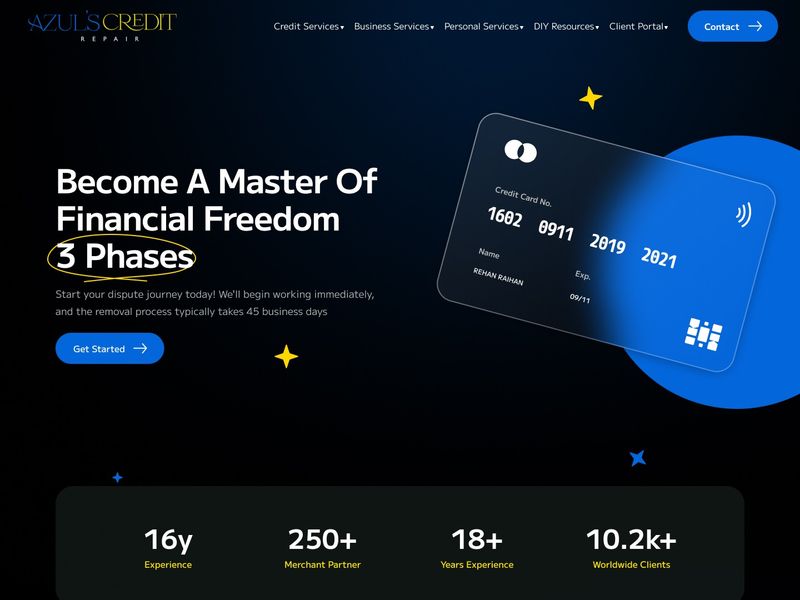 Fintech UI Inspiration: Sleek Dark Mode & Neon Blue Accents