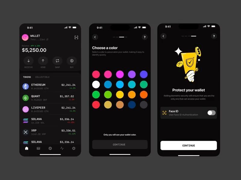 Crypto Wallet App Animation