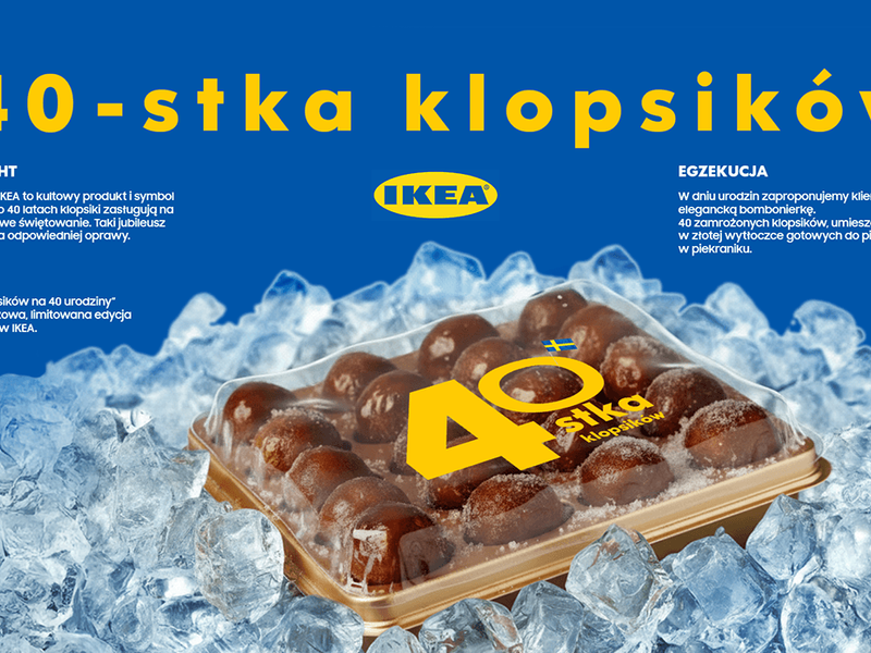 40th Anniversary of Meatballs in Poland - IKEA