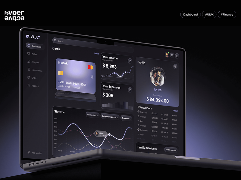 HYPERACTIVE | MONEY TRACKER | SAAS