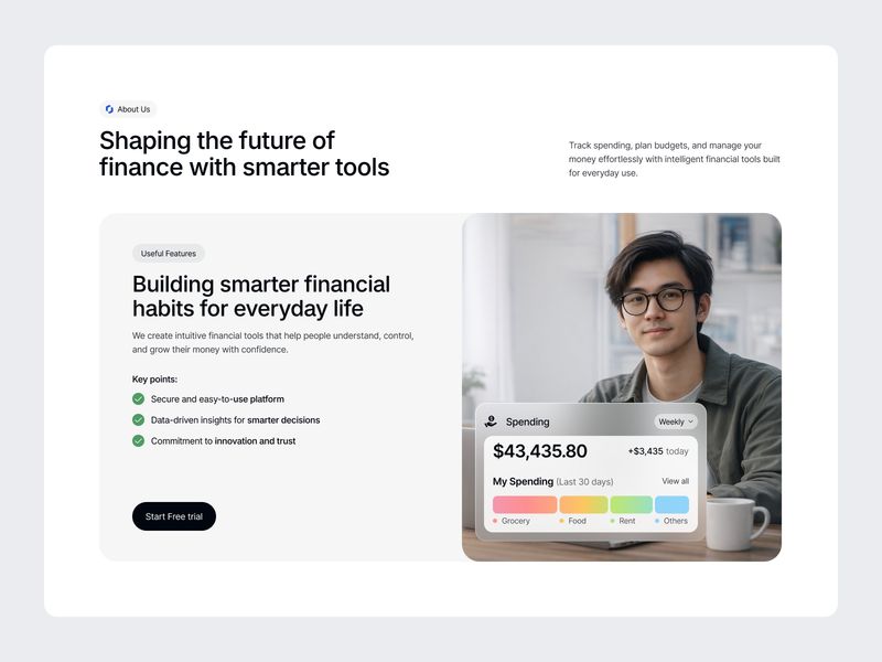 SaaS Landing Page About Section