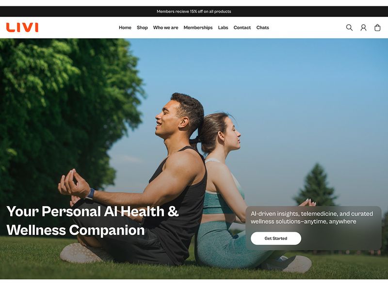 LIVI Shopify Website
