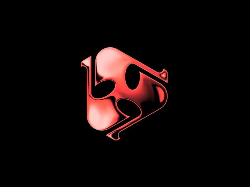 Music Streaming App Logo Design – Modern Play Button Brand Identity