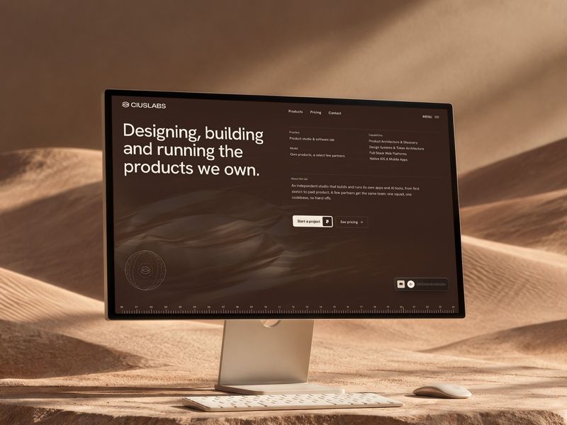 CIUSLABS -  Independent Product Lab for Apps & AI Tools