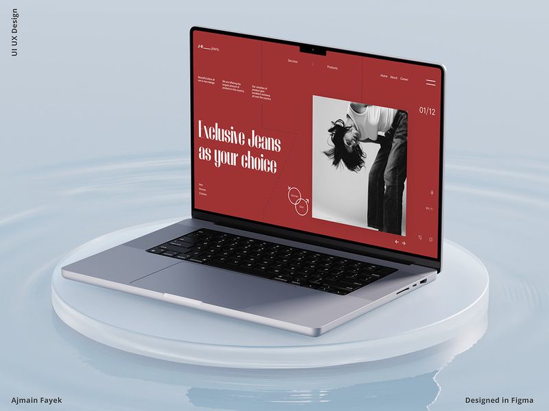Landing Page UI Design for E-commerce