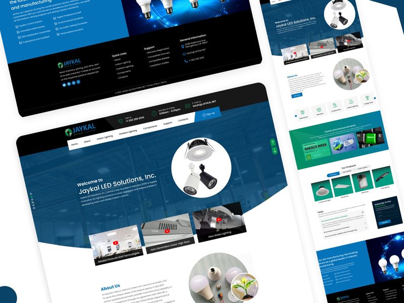 Jaykal LED Solutions: B2B Corporate UI/UX & Web Development