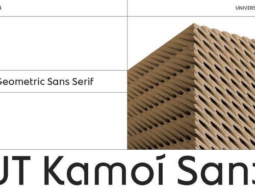 UT Kamoi Sans - A Geometric Sans Serif