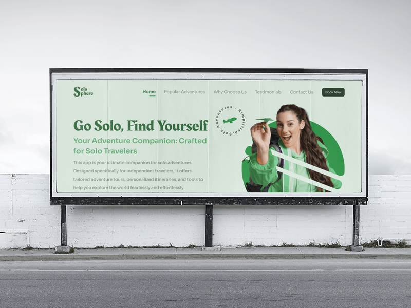 Solo Traveler Landing Page