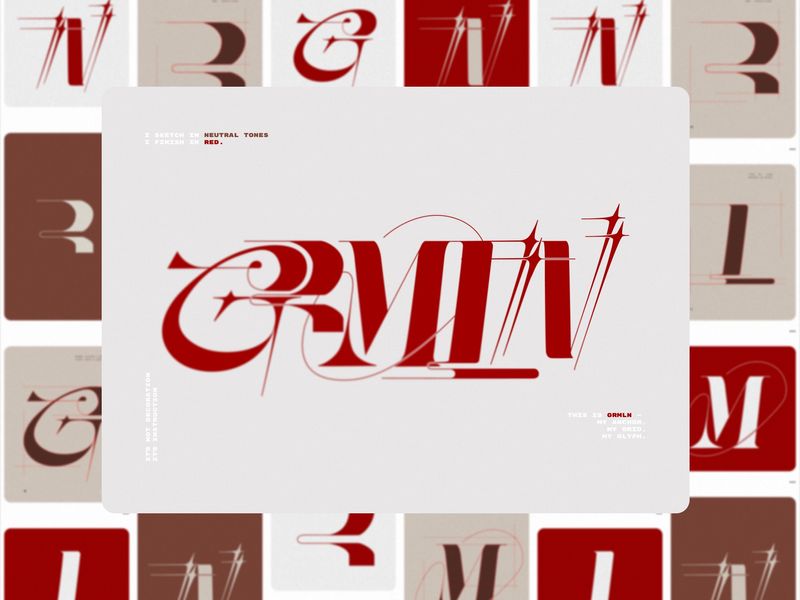 Original Typeface for GRMLN