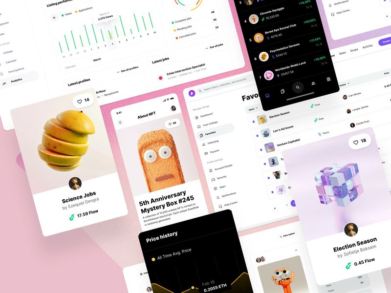 NEOFT - NFT Marketplace UI design