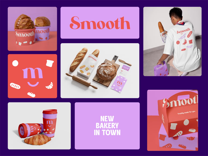 Smooth- Bakery Branding by Farz Designs