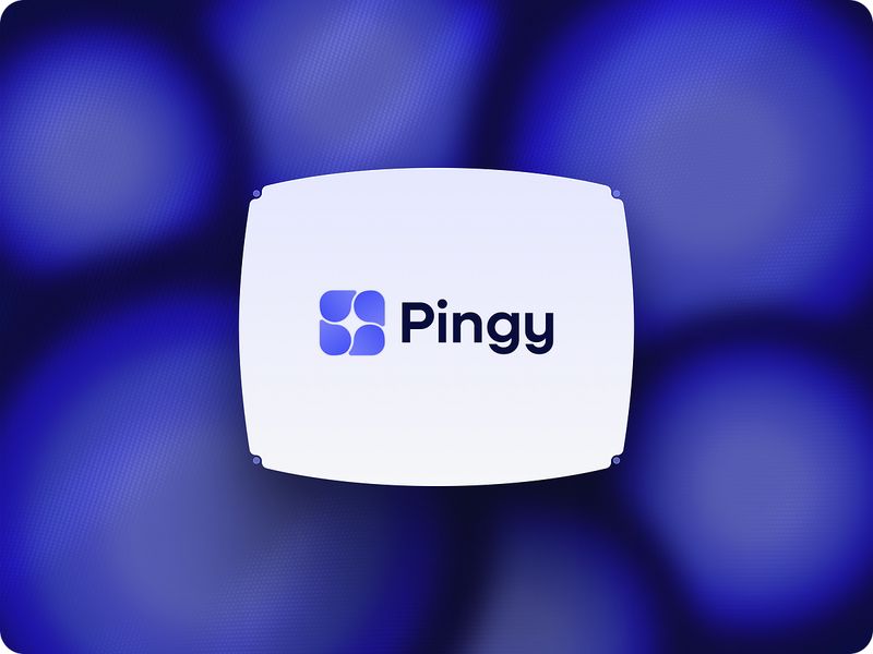 Pingy – AI Meeting Assistant Logo Design