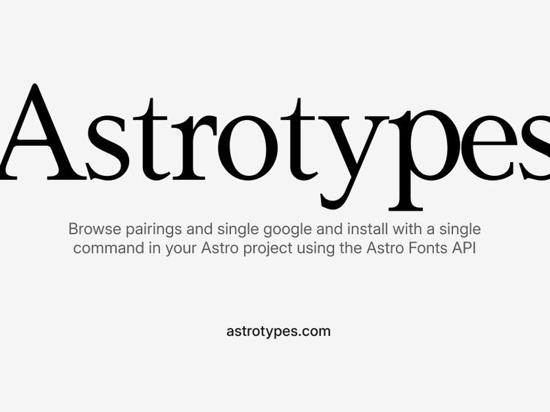Astrotypes