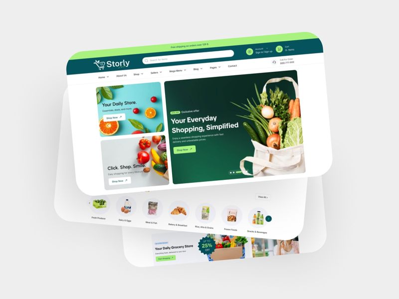 Storly - Ultimate eCommerce Figma UI Template