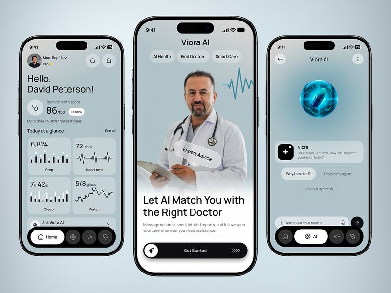 Healthy Food Scanner App Design AI Nutrition Tracking & Barcode