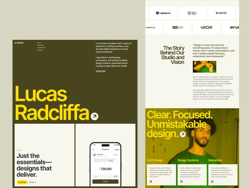 Personal Portfolio Site Design