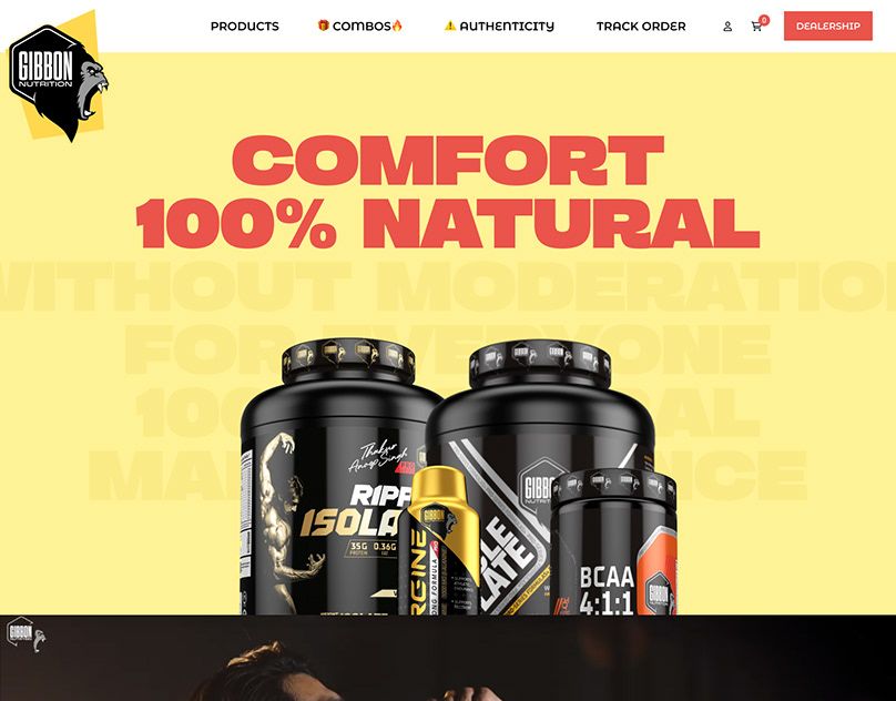 GYM Suppliment Landing Page