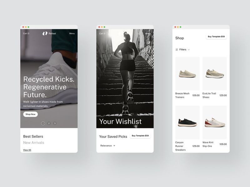Refeet · E-commerce Website Template