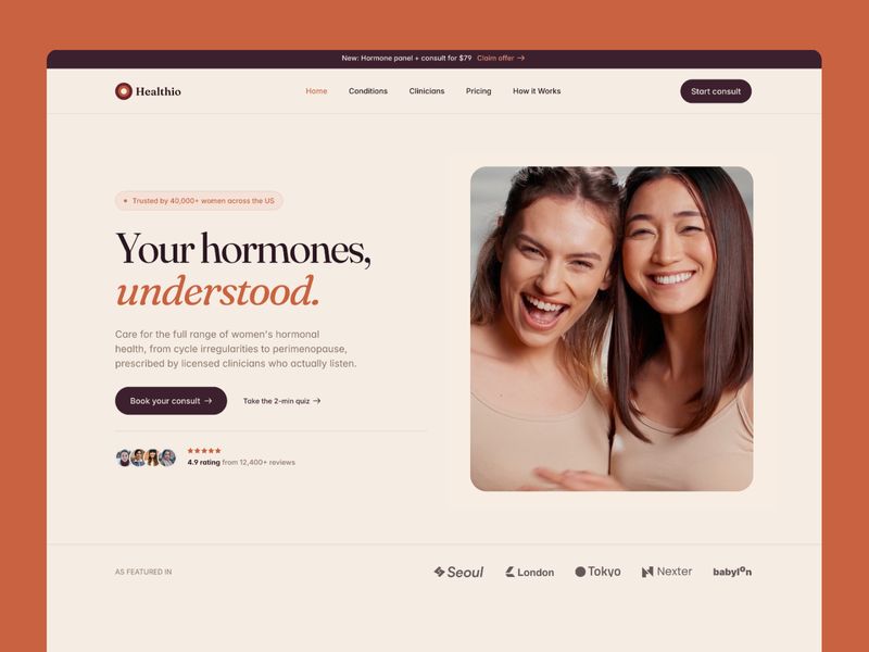 Healthio by Salim from Webestica
