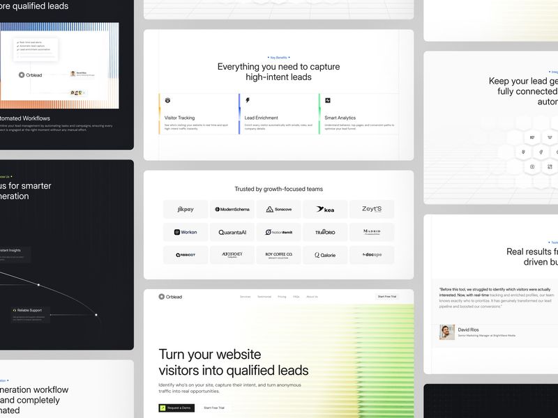 SaaS Lead Generation Website. Conversion-Focused UX