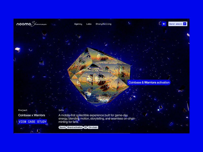 Noomo Showcase — Immersive 3D & WebGL Work