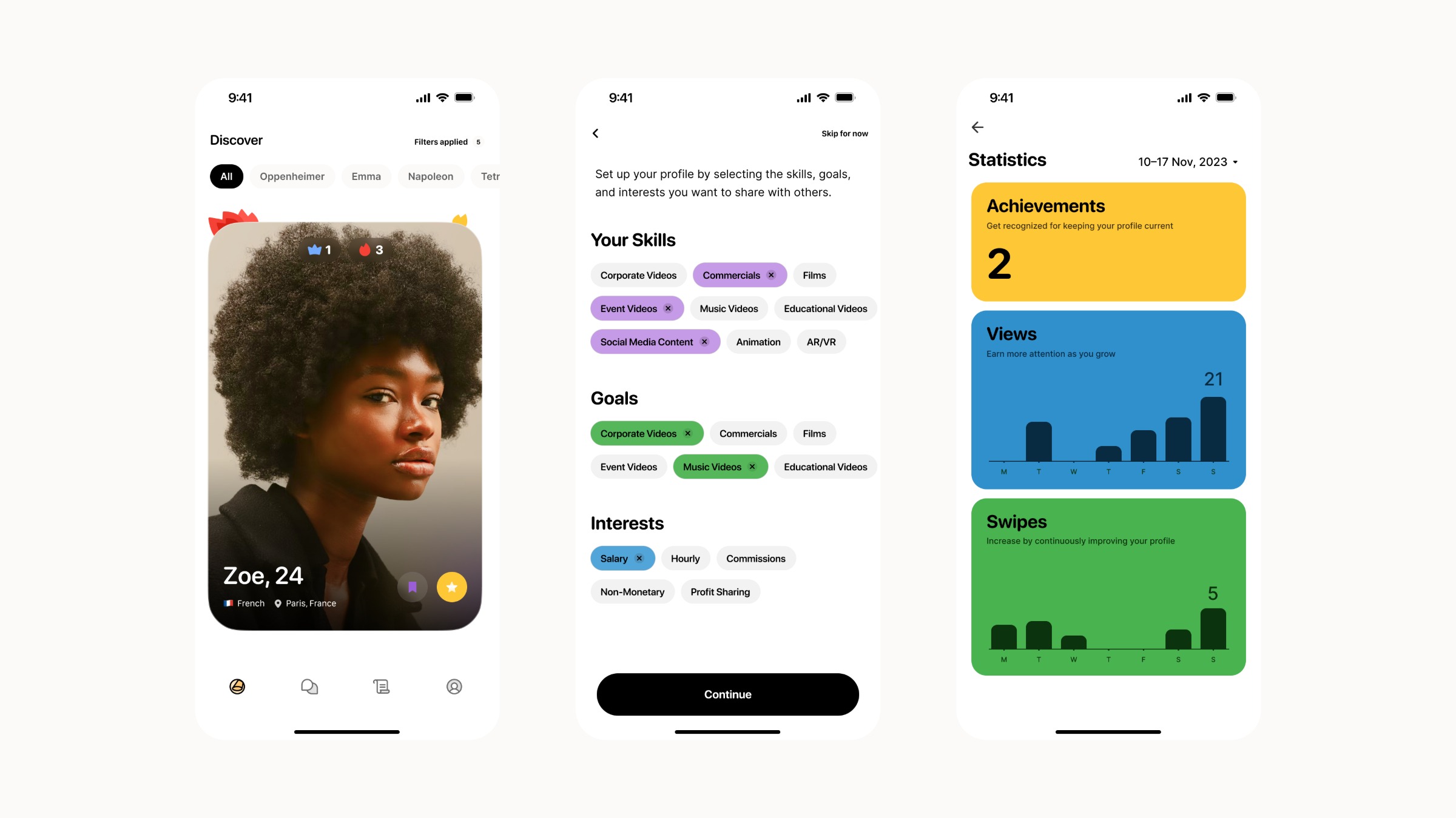 Casting App by Anton Bukalo on Muzli