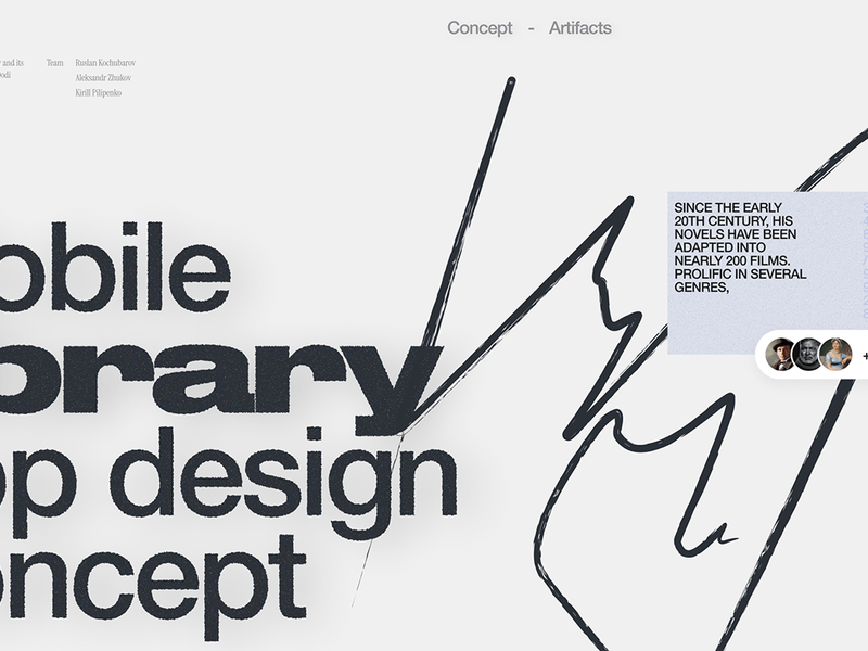 Mobile library app design