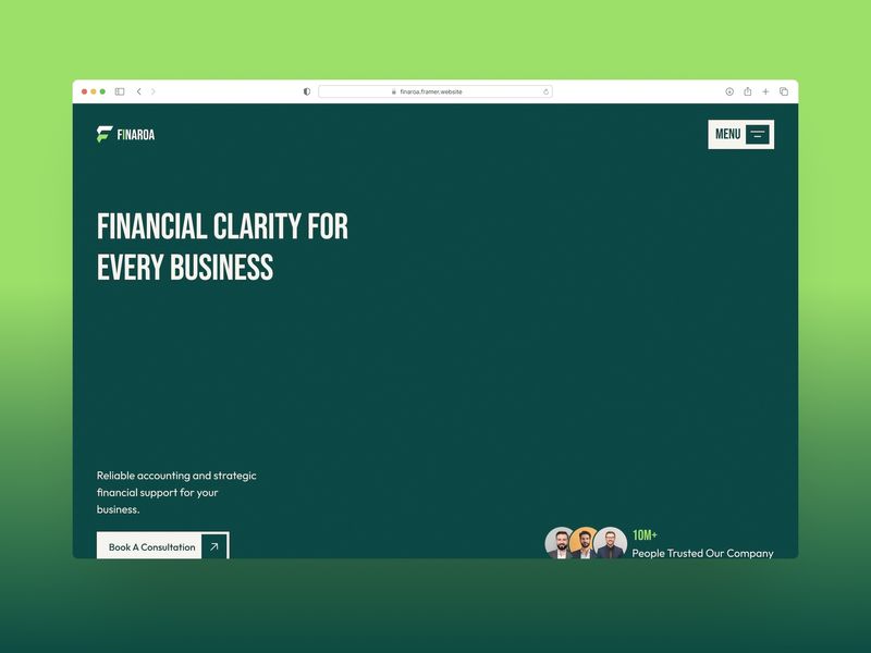 Finaroa Finance & Consulting Template