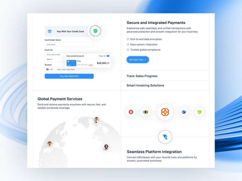 Fintech SaaS Features Design