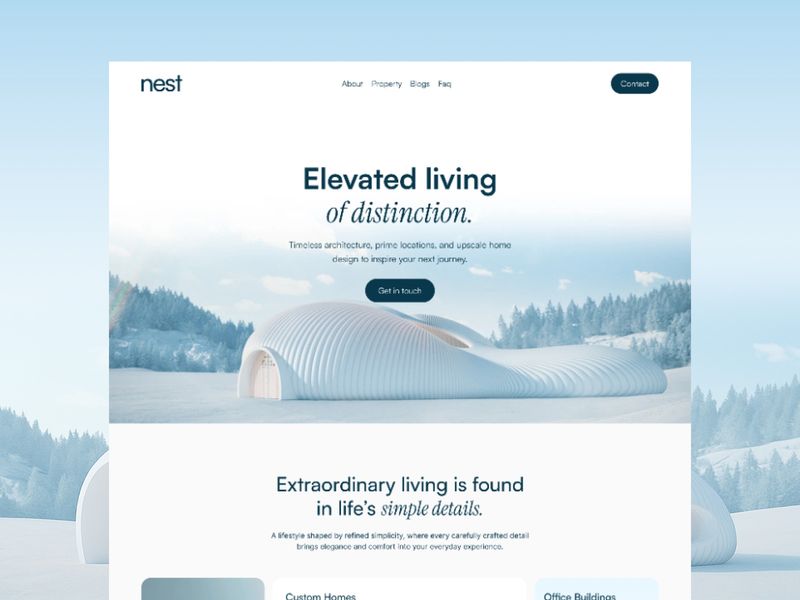 Nest — Real Estate Template