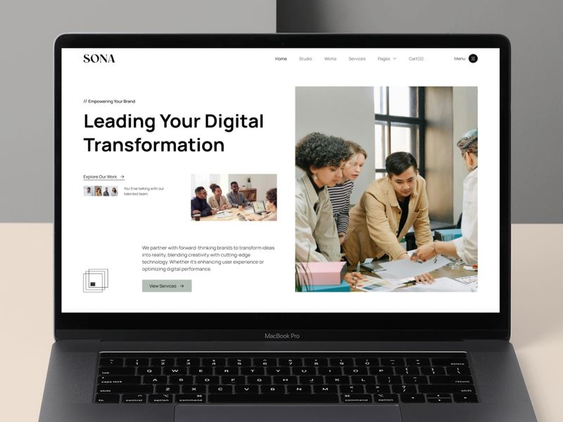 Sona Studio - Portfolio & Agency Website Template