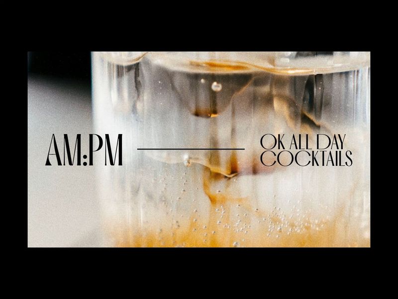 AM:PM / menu
