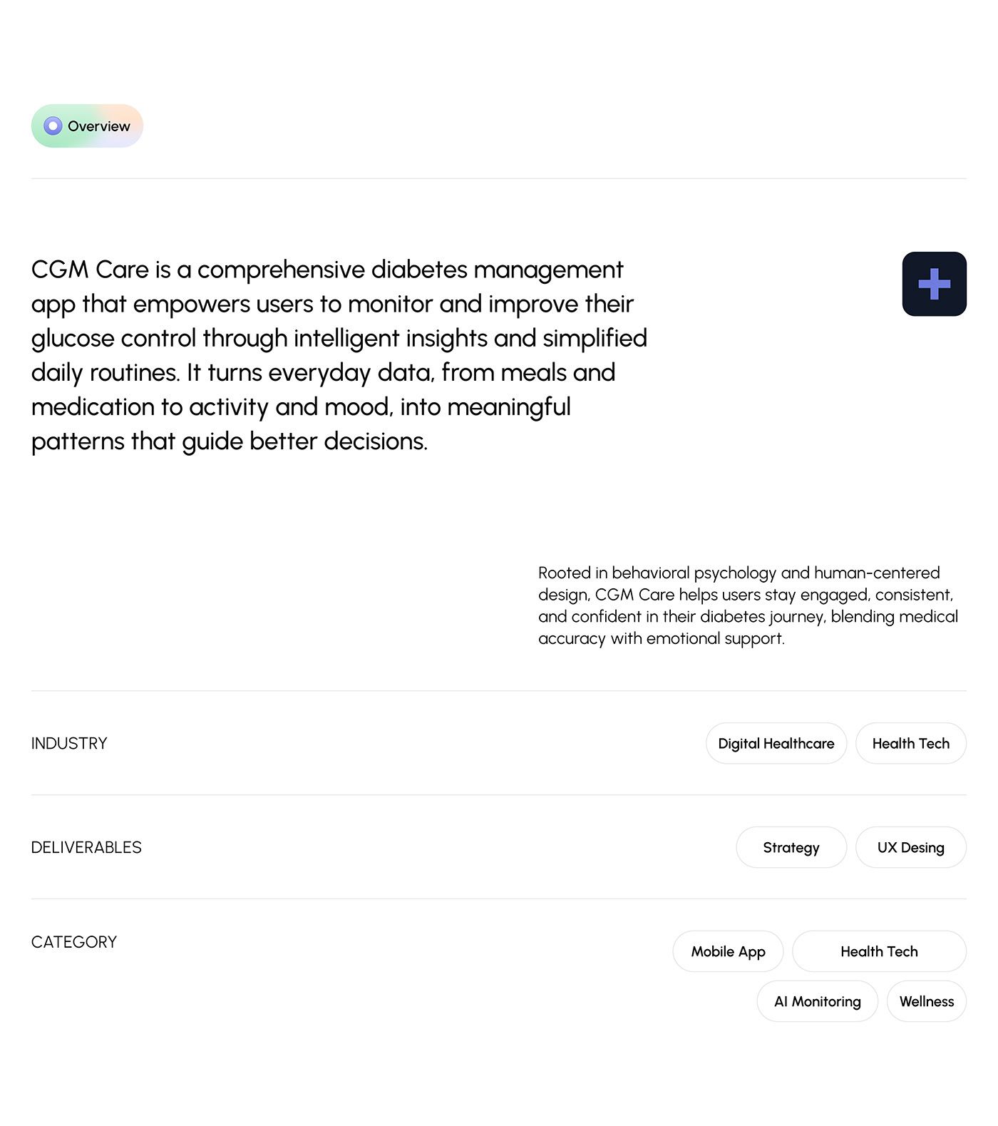 AI Powered Diabetic Mobile App by FocoTik UX/UI Agency on Muzli