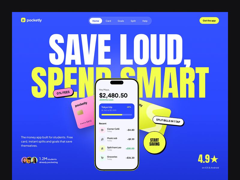 Student Money Management App | Mobile App Design