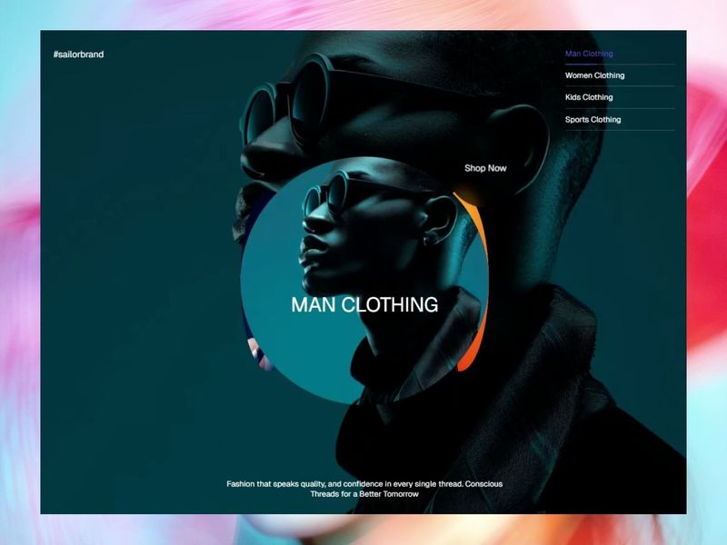 Category interaction for a fashion e-commerce website