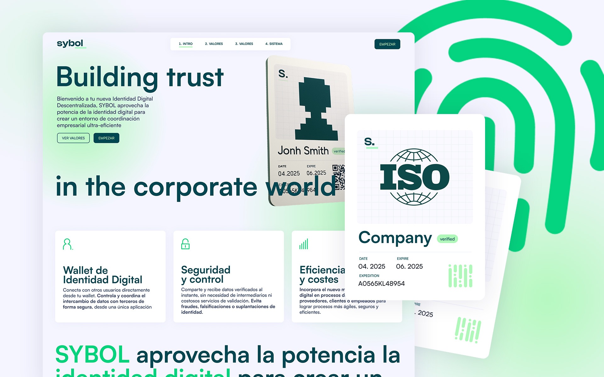 Sybol, digital identity with blockchain technology